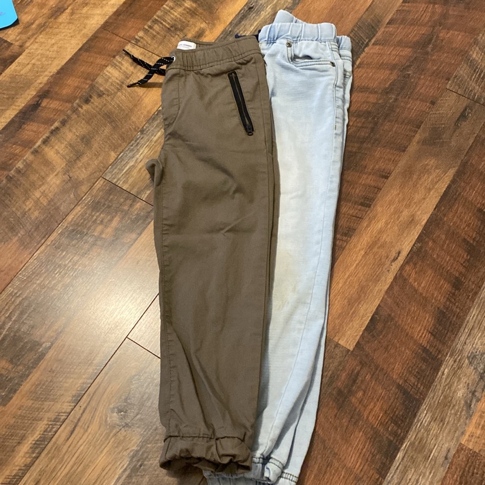 Carters Old Navy Pant Set Pockets Jogger Light Wash 7